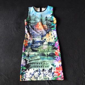 City scene dress